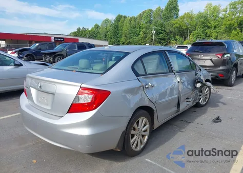 2012 Honda Civic Ex-L from USA, damaged, VIN 19XFB2F95CE327964